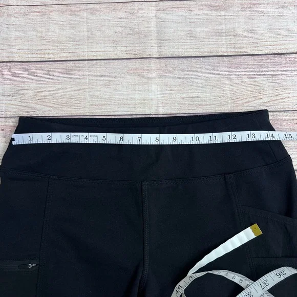 Carhartt Force Utility Leggings Women Size Small Fitted Black Cargo Pockets - Picture 6 of 12